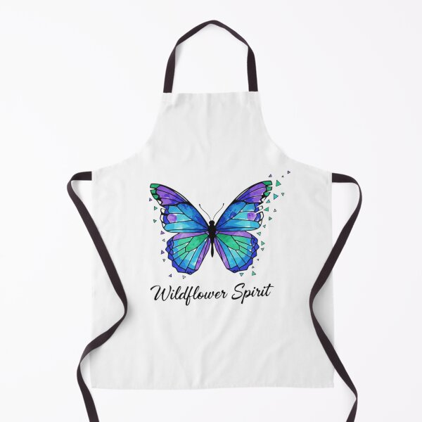 Item preview, "Modern Deconstructed Butterfly: Geometric Patchwork in Cool Tones with Script Typography" designed and sold by Blue Bird  Designs.