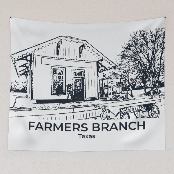 Artikelvorschau, Farmers Branch - Texas entworfen und verkauft von Lakeric Cityscapes.