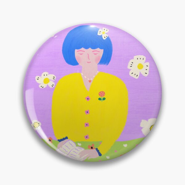 Item preview, Woman reading in the garden designed and sold by XiangSlowLife.