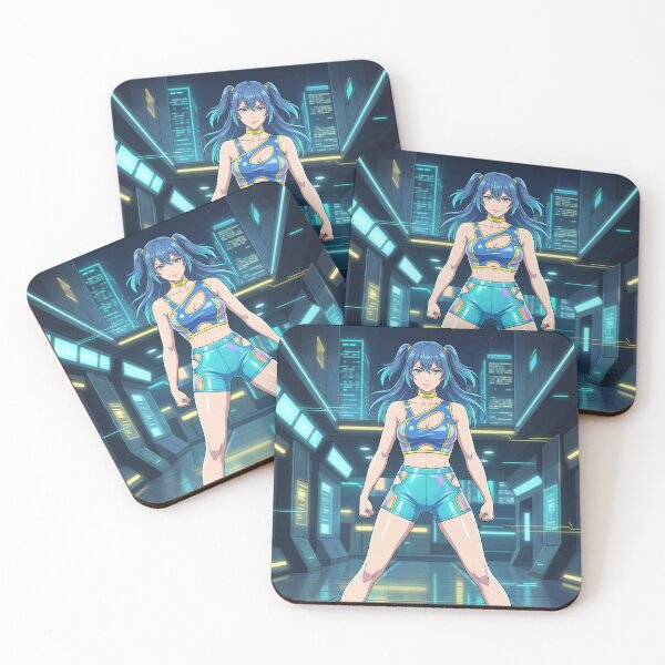 Item preview, Cyber Fantasy Anime Girl designed and sold by stereonut.
