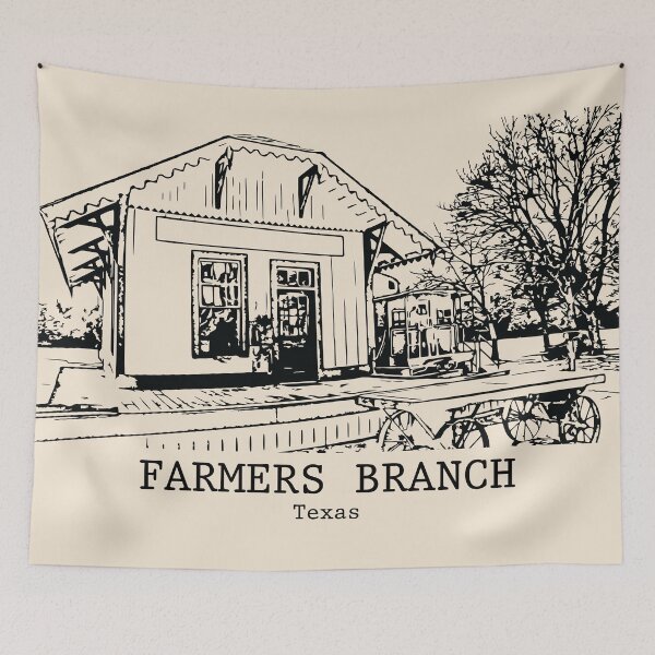Artikelvorschau, Farmers Branch - Texas entworfen und verkauft von Lakeric Cityscapes.
