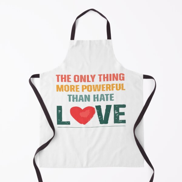 Item preview, The Only Thing More Powerful Than Hate Is Love – Bold Inspirational Typography designed and sold by Custom Crest.