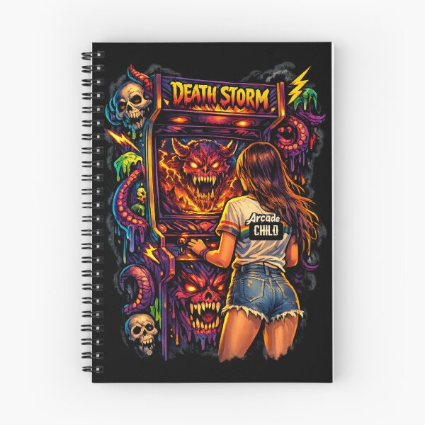 Item preview, Death Storm Arcade – Retro Horror Demon Arcade  designed and sold by SidTastic .