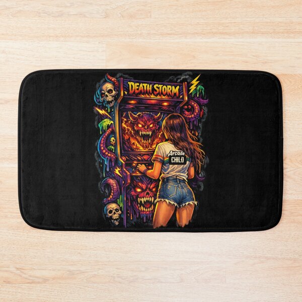 Item preview, Death Storm Arcade – Retro Horror Demon Arcade  designed and sold by SidTastic .