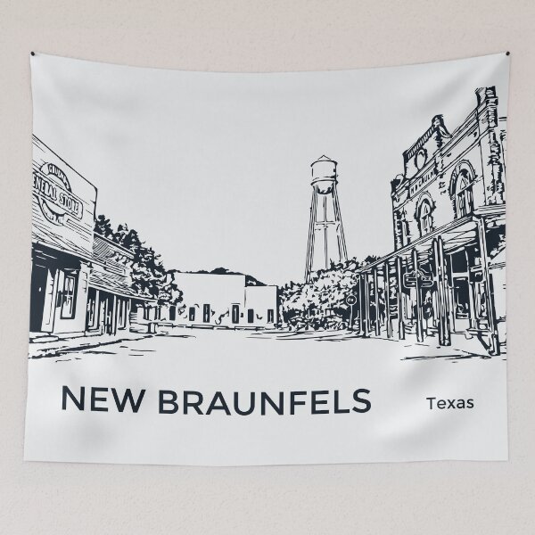 Item preview, New Braunfels Texas designed and sold by Lakeric Cityscapes.