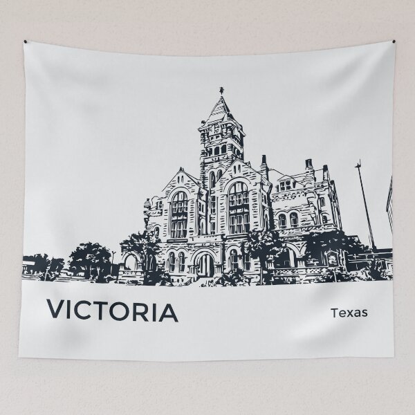 Item preview, Victoria Texas designed and sold by Lakeric Cityscapes.