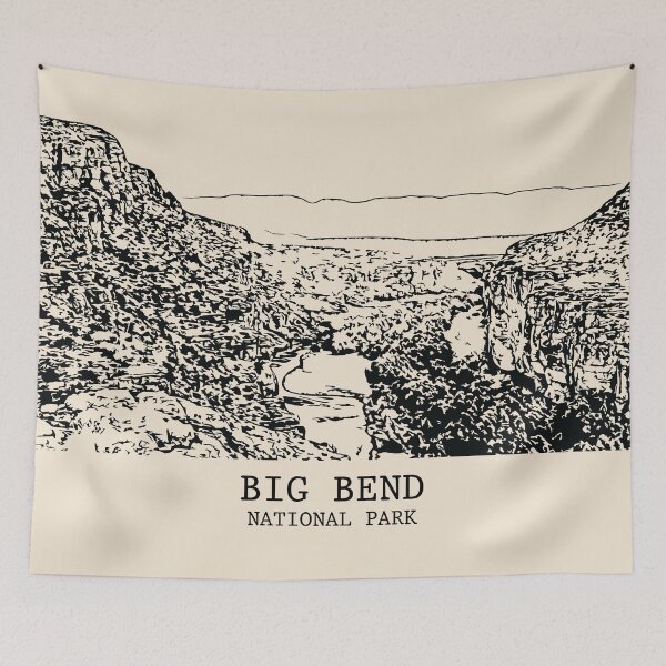 Item preview, Big Bend National Park designed and sold by Lakeric Cityscapes.