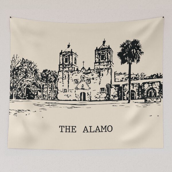 Item preview, The Alamo designed and sold by Lakeric Cityscapes.
