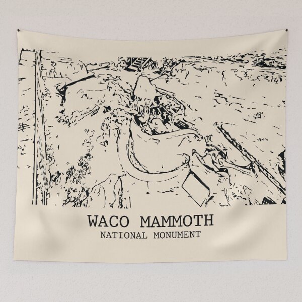 Item preview, Waco Mammoth National Monument designed and sold by Lakeric Cityscapes.