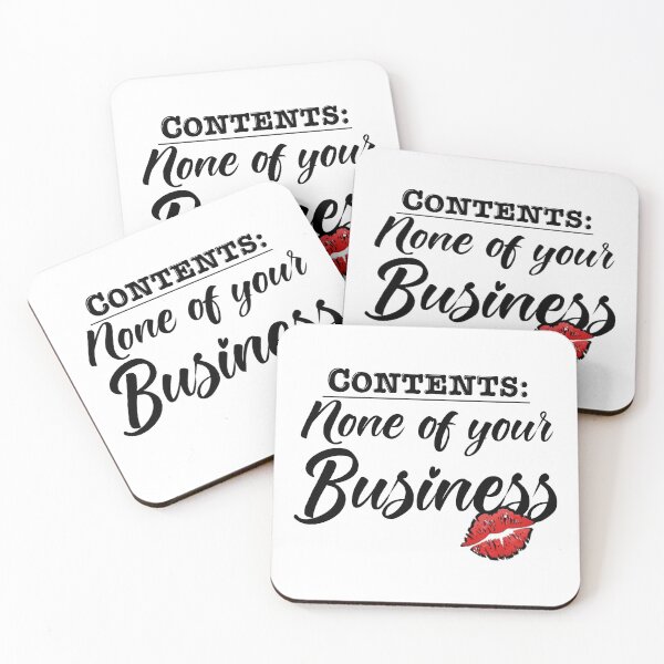 Item preview, None of Your Business  designed and sold by Infinite-Charm.