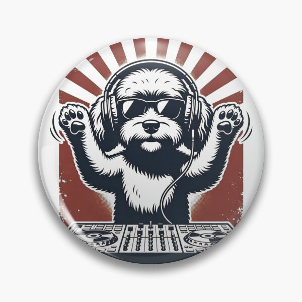 Item preview, Poodle DJ Dog Music Lover Deejay designed and sold by GrumpySableye.