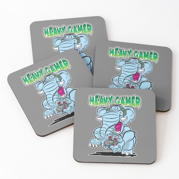 Item preview, Heavy Gamer Elephant designed and sold by eShirtLabs.