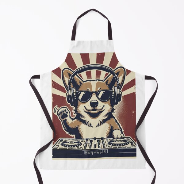 Item preview, Corgi Dj Dog Pet Music Lover designed and sold by GrumpySableye.