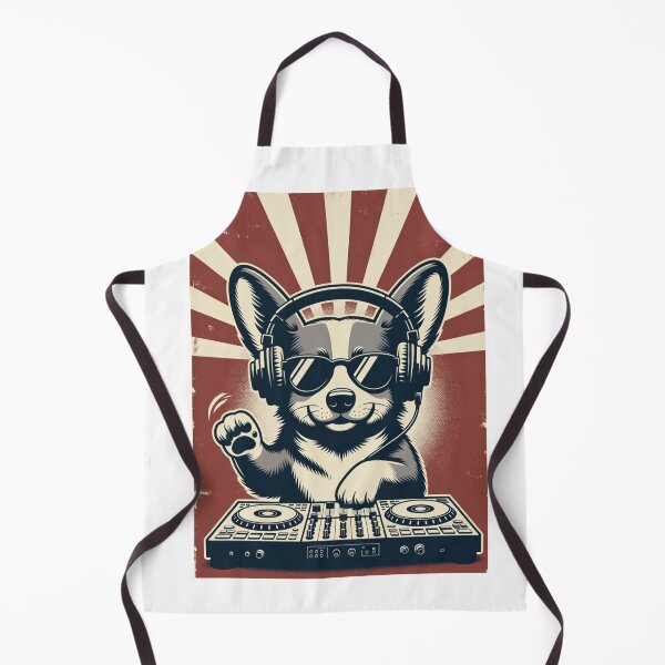 Item preview, Corgi DJ Dog Music Lover designed and sold by GrumpySableye.