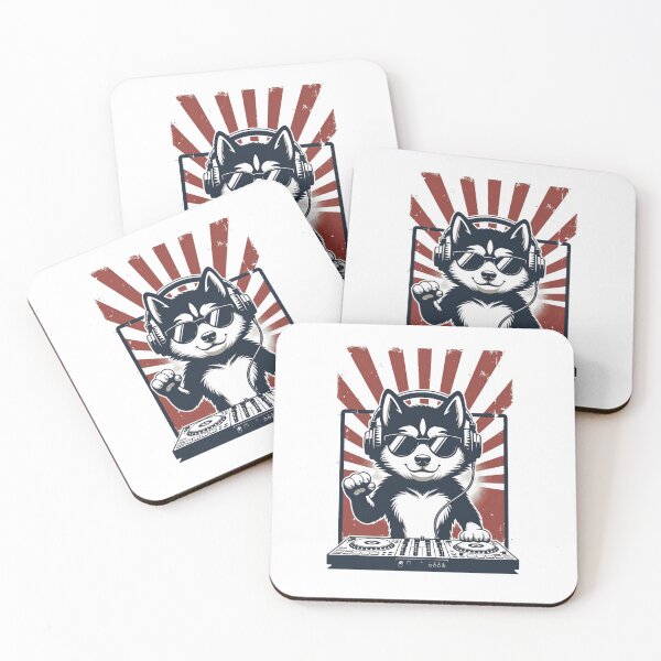Item preview, Husky DJ Dog Music Lover designed and sold by GrumpySableye.