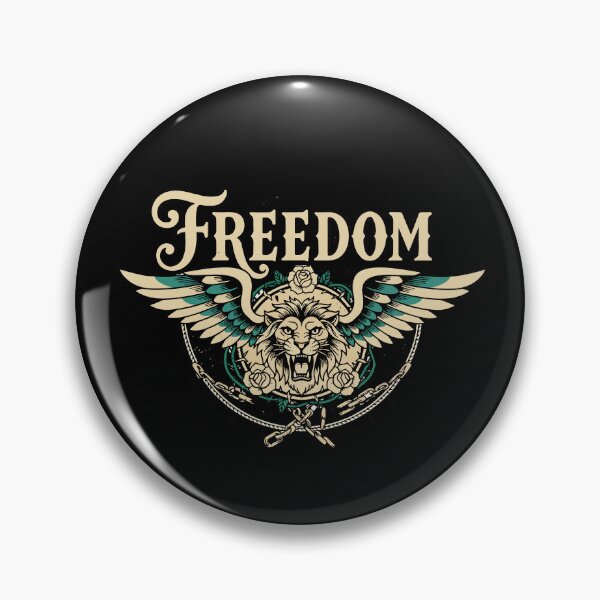 Item preview, Vintage Freedom Lion Wings Emblem designed and sold by THE-DAILY-DRIPS.