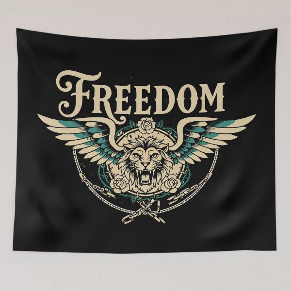 Item preview, Vintage Freedom Lion Wings Emblem designed and sold by THE-DAILY-DRIPS.