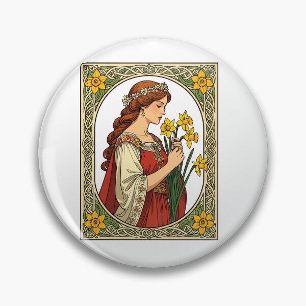 Item preview, Art Nouveau St Davids Day Pride designed and sold by taiche.