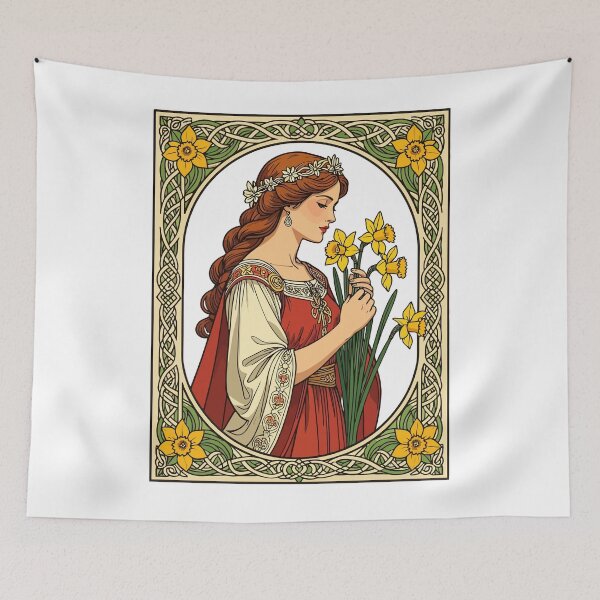 Item preview, Art Nouveau St Davids Day Pride designed and sold by taiche.