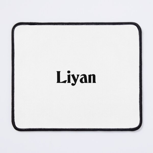Item preview, Name Liyan Black Text on White Deneane Font designed and sold by Art in My Loft.