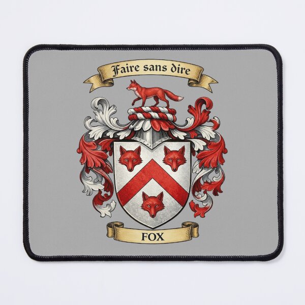 Item preview, The Fox Family Coat of Arms designed and sold by BagTown Clans.