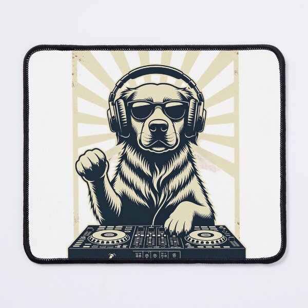 Item preview, Dog DJ Music Lover Pet Owner designed and sold by GrumpySableye.
