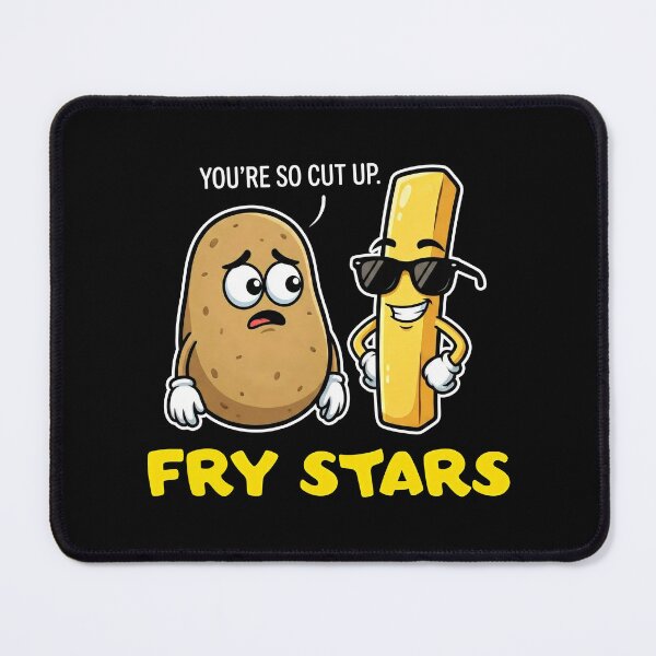 Item preview, Fry Stars Funny Potato Pun French Fry Food Humor  designed and sold by Emmatshirt1.
