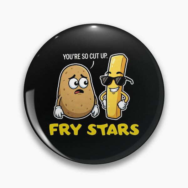Item preview, Fry Stars Funny Potato Pun French Fry Food Humor  designed and sold by Emmatshirt1.