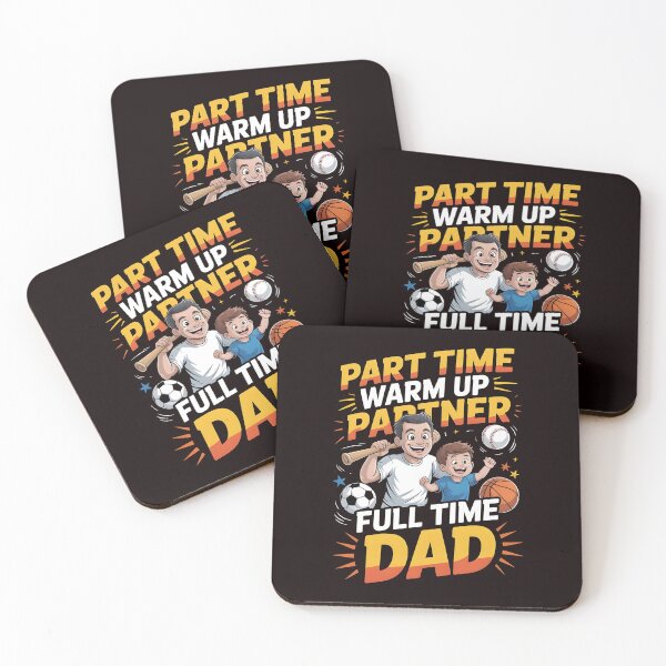 Item preview, Part Time Warm Up Partner Full Time Dad – Soccer Dad Statement Shirt designed and sold by Redgiant87x.