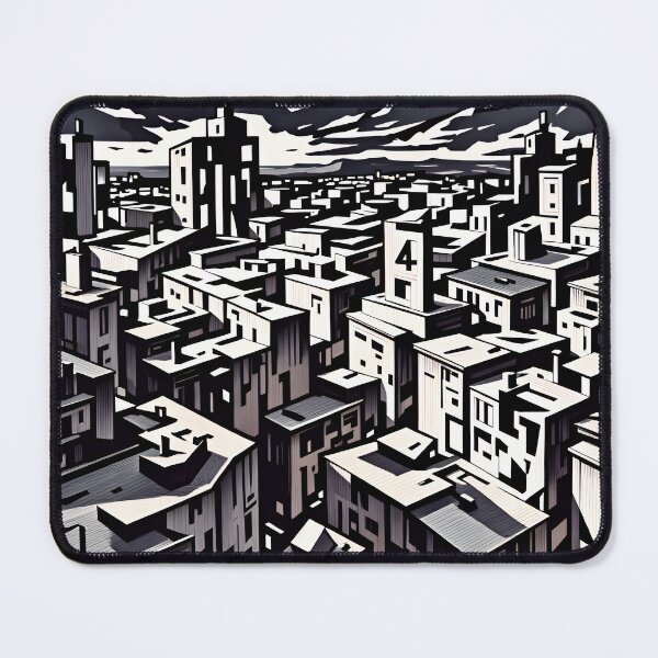Item preview, Monolith 4 - Cubist Urban Geometry designed and sold by olusion.