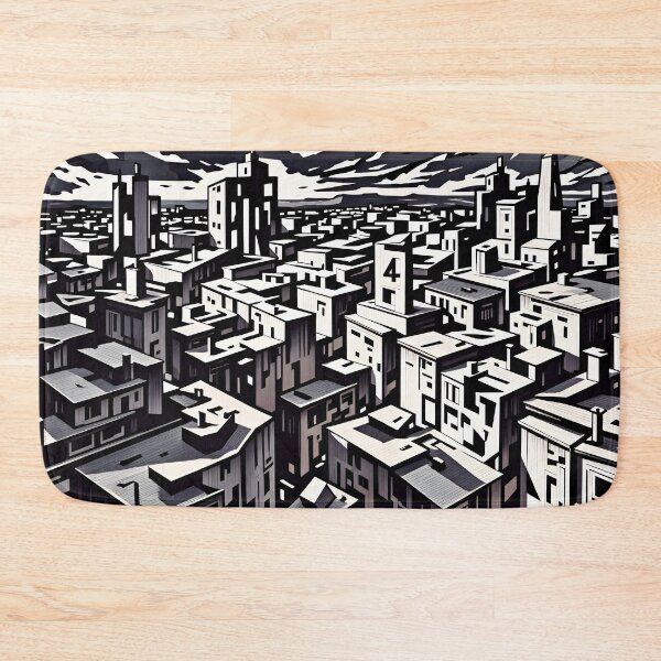 Item preview, Monolith 4 - Cubist Urban Geometry designed and sold by olusion.