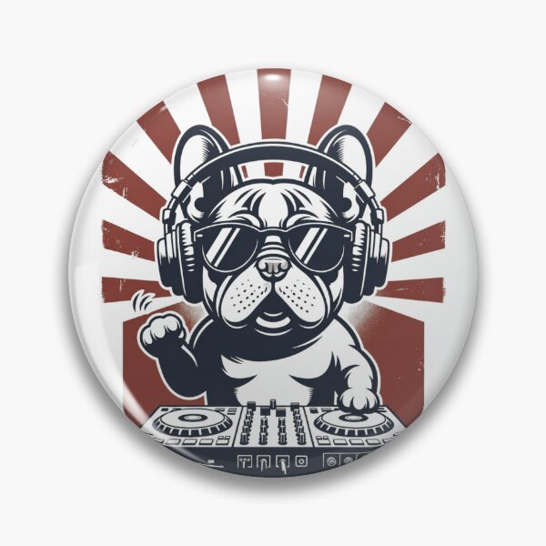 Item preview, French Bulldog DJ Music Lover designed and sold by GrumpySableye.