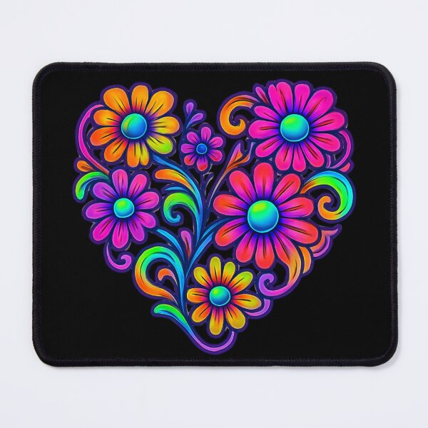 Item preview, Colorful Heart - Boho Flowers designed and sold by Gradasdaughter.