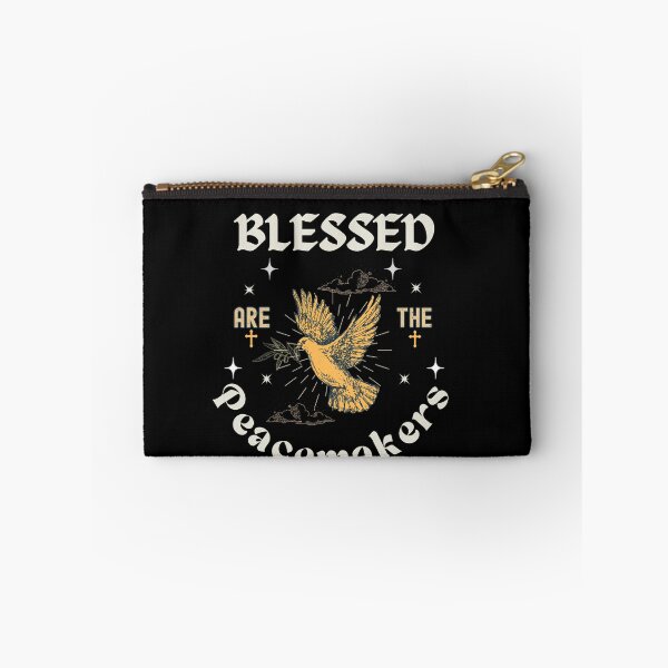 Item preview, Sticker of "Blessed are the peacemakers" Matthew 5:9 Scripture designed and sold by Holy Coast Threads (Formerly ChristianFlower).