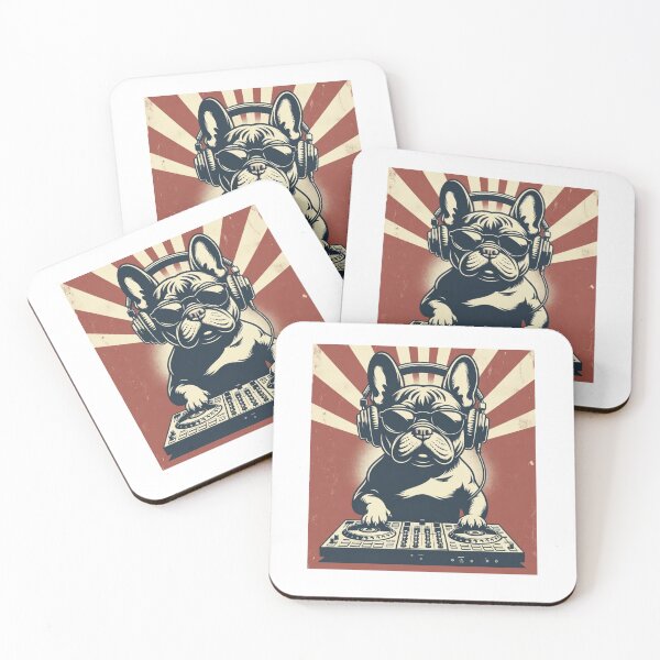 Item preview, French Bulldog DJ Music Lover Dog Owner designed and sold by GrumpySableye.