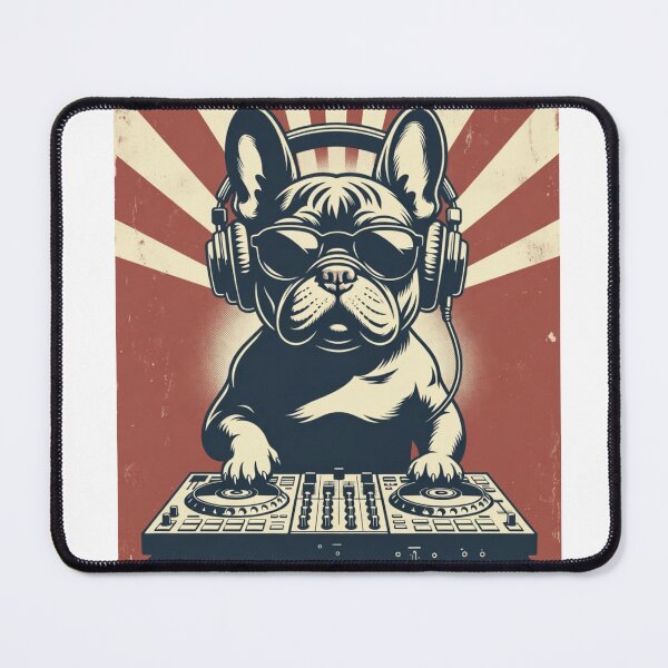 Item preview, French Bulldog DJ Music Lover Dog Owner designed and sold by GrumpySableye.