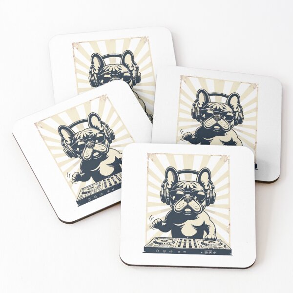 Item preview, French Bulldog DJ Dog Music Lover designed and sold by GrumpySableye.