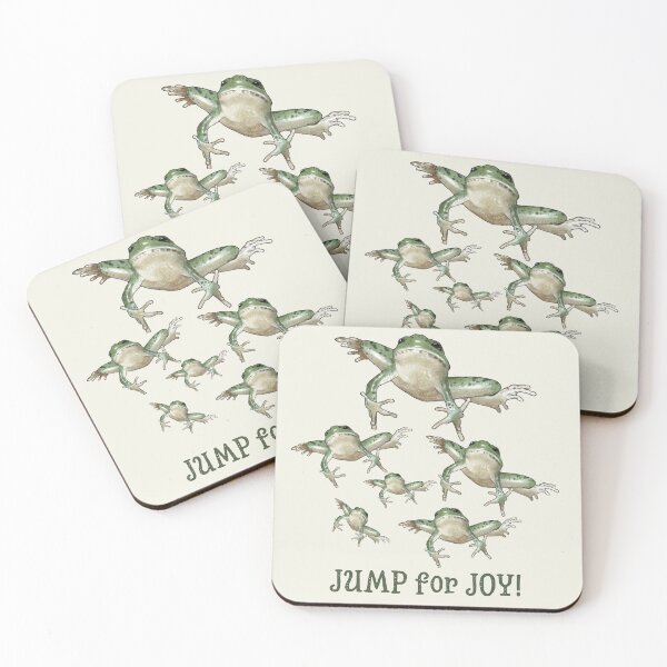 Item preview, Jump for JOY with Leaping Frogs designed and sold by JoyfulWhimsy.