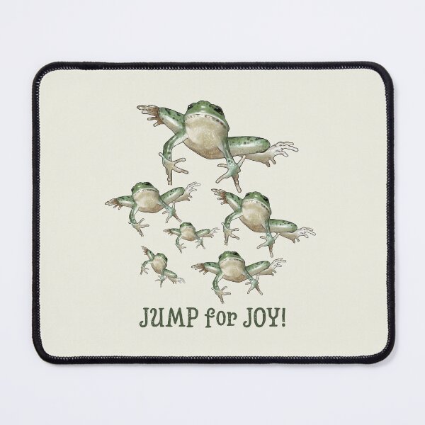Item preview, Jump for JOY with Leaping Frogs designed and sold by JoyfulWhimsy.
