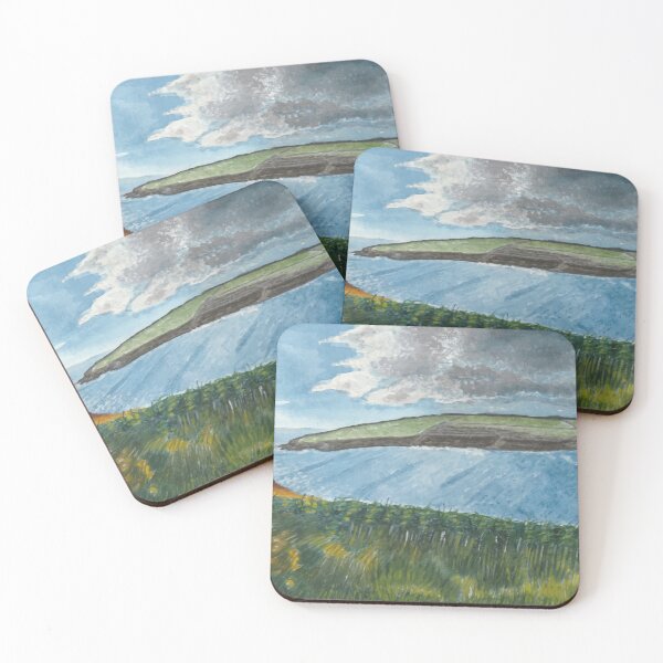 Item preview, The Warren Beach, West Cork, Ireland, Watercolour Painting Postcard designed and sold by rachelmcintyreart.