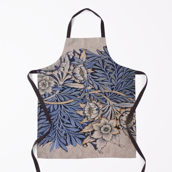 Item preview, DESIGN FOR TULIP AND WILLOW INDIGO DISCHARGE WOOD BLOCK PRINTED FABRIC 1873 By William Morris designed and sold by erinkavanagh.