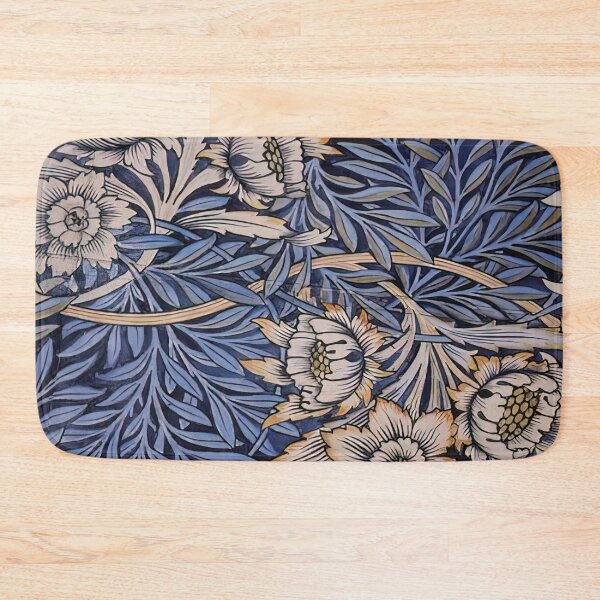 Item preview, DESIGN FOR TULIP AND WILLOW INDIGO DISCHARGE WOOD BLOCK PRINTED FABRIC 1873 By William Morris designed and sold by erinkavanagh.