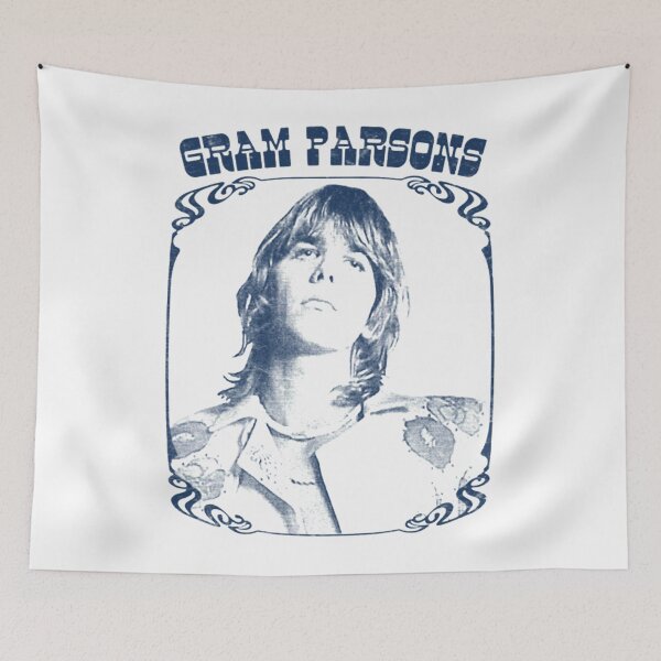 Item preview, Grams Parsonss  Retro Faded-Style Fan Art designed and sold by Cappuccino1Z.