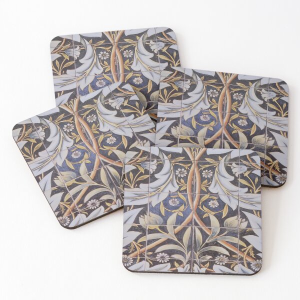 Item preview, PANEL OF CERAMIC TILES DESIGNED BY MORRIS AND PRODUCED BY WILLIAM DE MORGAN 1876 By William Morris designed and sold by erinkavanagh.