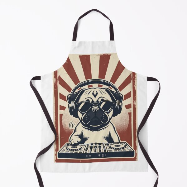 Item preview, Pug DJ Dog Music Lover Deejay designed and sold by GrumpySableye.