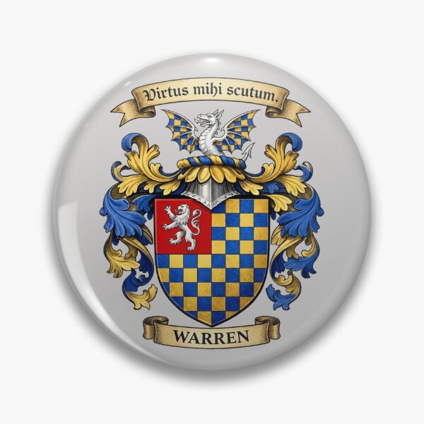 Item preview, The Warren Family Coat of Arms designed and sold by BagTown Clans.