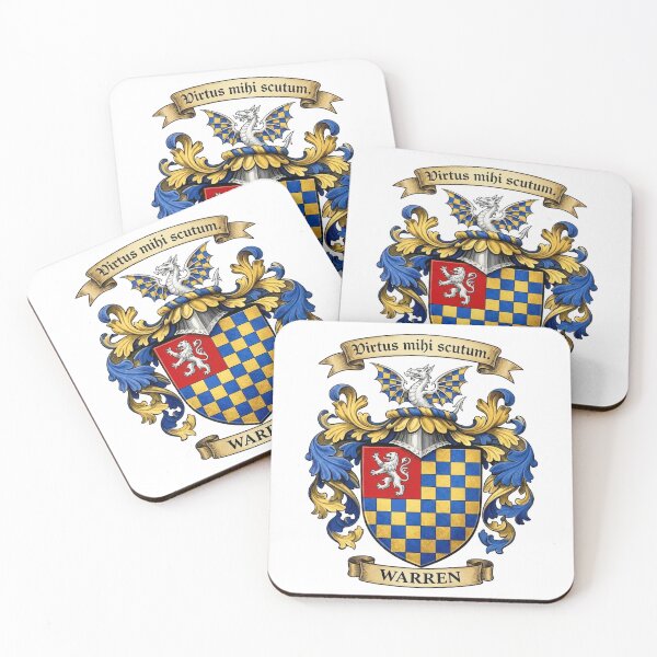 Item preview, The Warren Family Coat of Arms designed and sold by BagTown Clans.