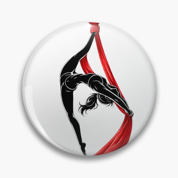 Item preview, Aerial Silk Acrobat – Red Flow Design  Short description: designed and sold by eragon541289.