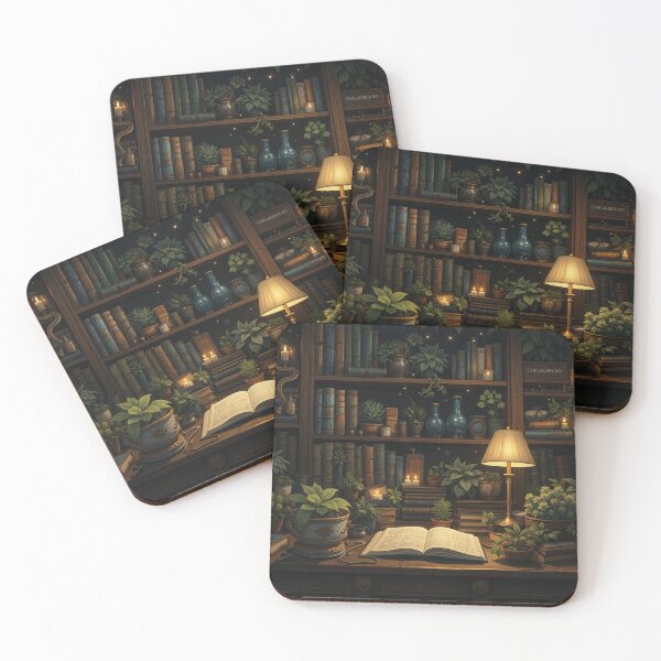 Item preview, Dark Academia Poetcore Library Study, Quiet Academia Witchcore Cottagecore Vintage Bookish Booktok Decor designed and sold by CharmedVille.