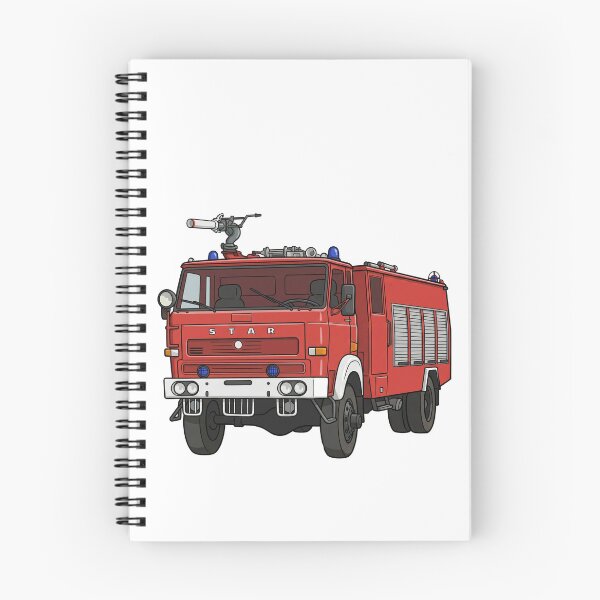 Item preview, Fire Truck Star 244 designed and sold by ReganDesigns.